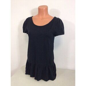 Leifnotes Anthropologie Top T Shirt Ruffled Hem Womens Small New